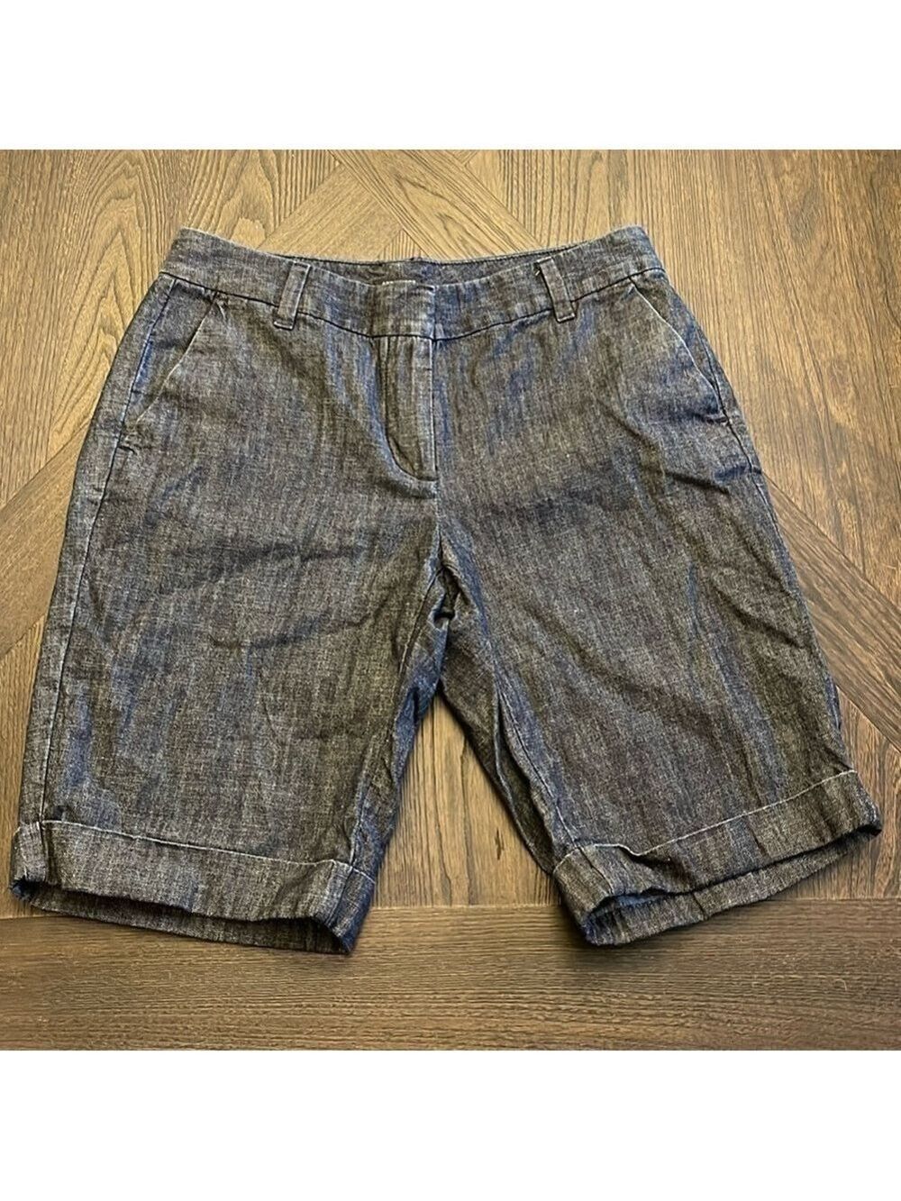 Ann Taylor Gray Tweed Shorts Size 4
